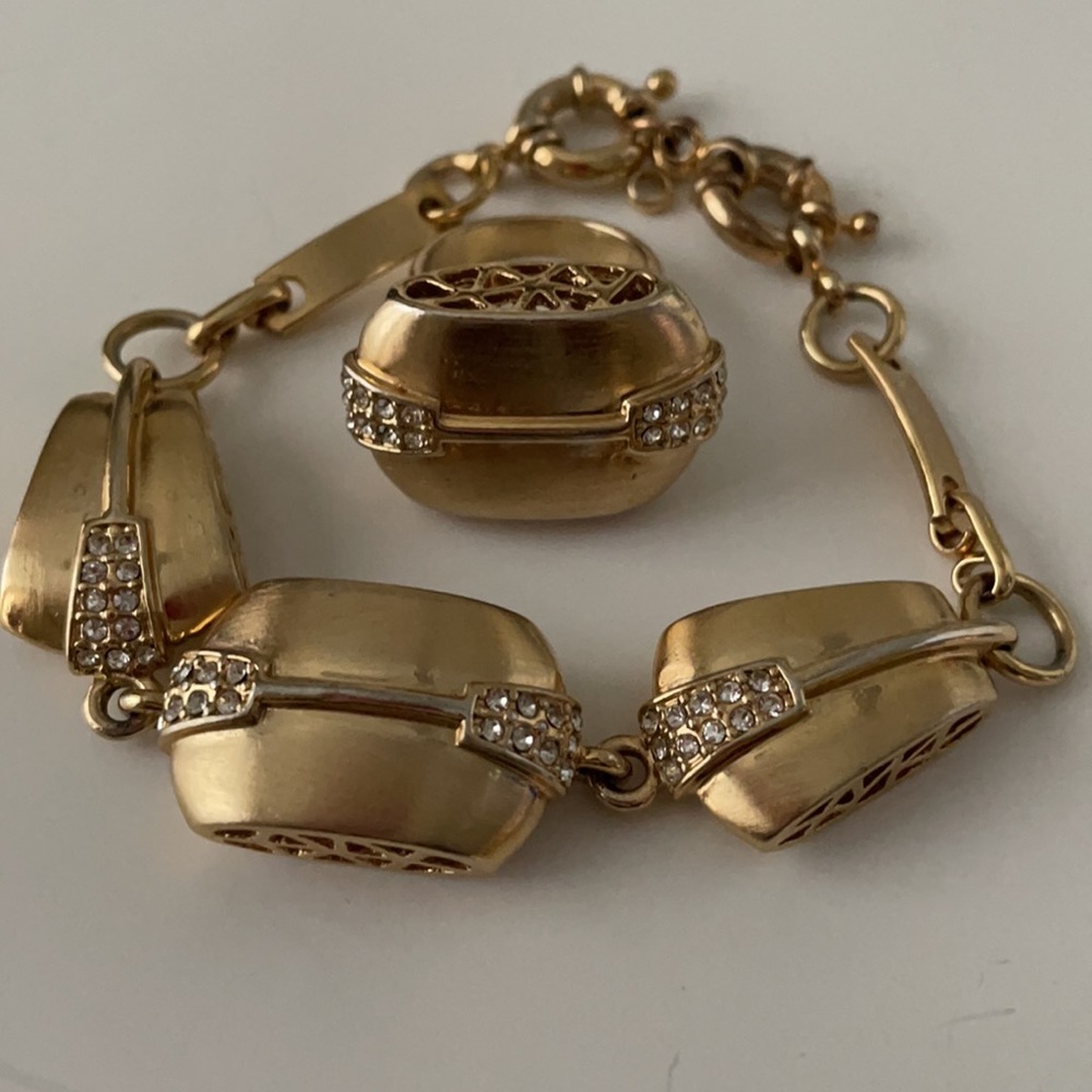 Ring and bracelet set  /Ring size 8